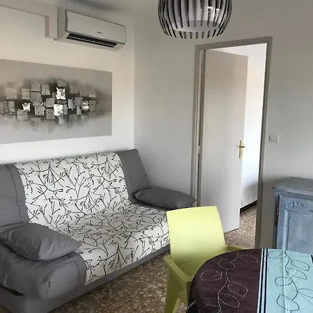 T2 Au Calme, Plage A 100 M, Parking Prive, Wifi, Clim Canet-en-Roussillon Kamer foto